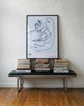LB – Surf | Line Art Poster