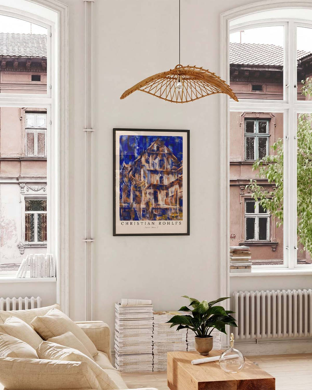 Tessiner Häuser I – Christian Rohlfs | Kunstposter