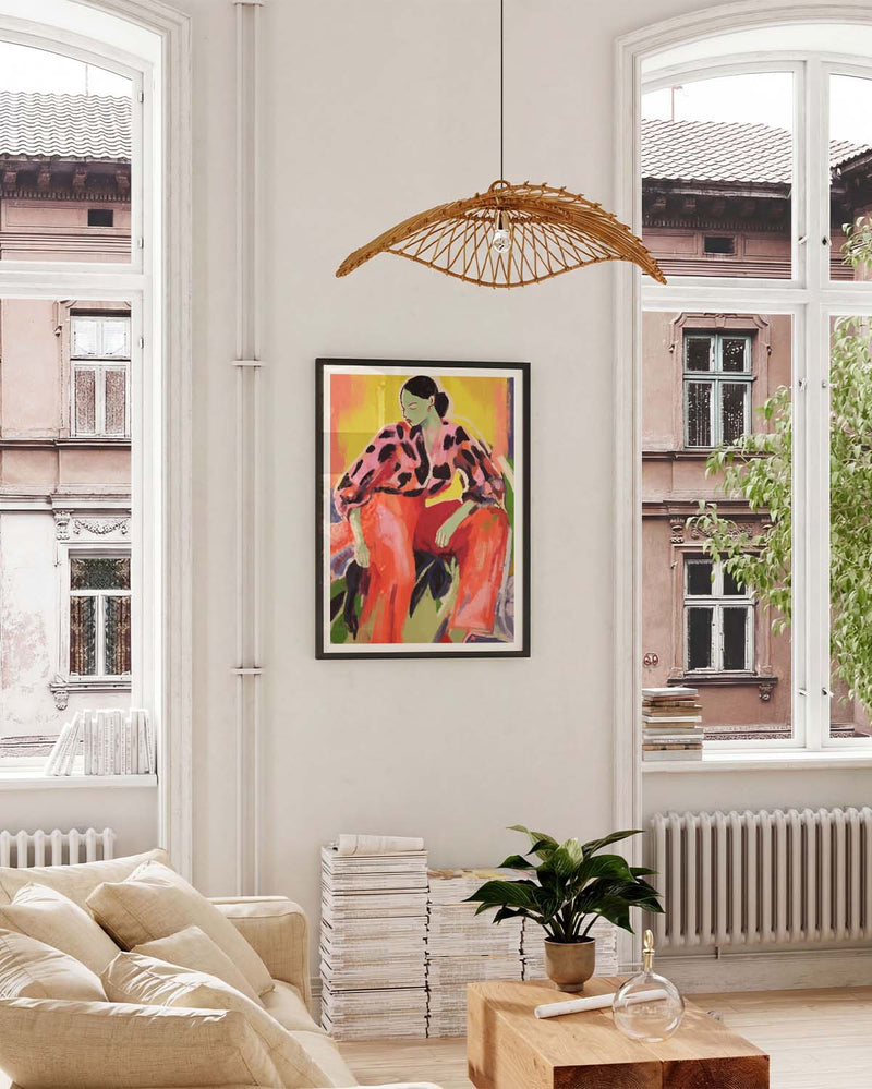 The Floor Is Thinking | Expressionistisches Kunstposter