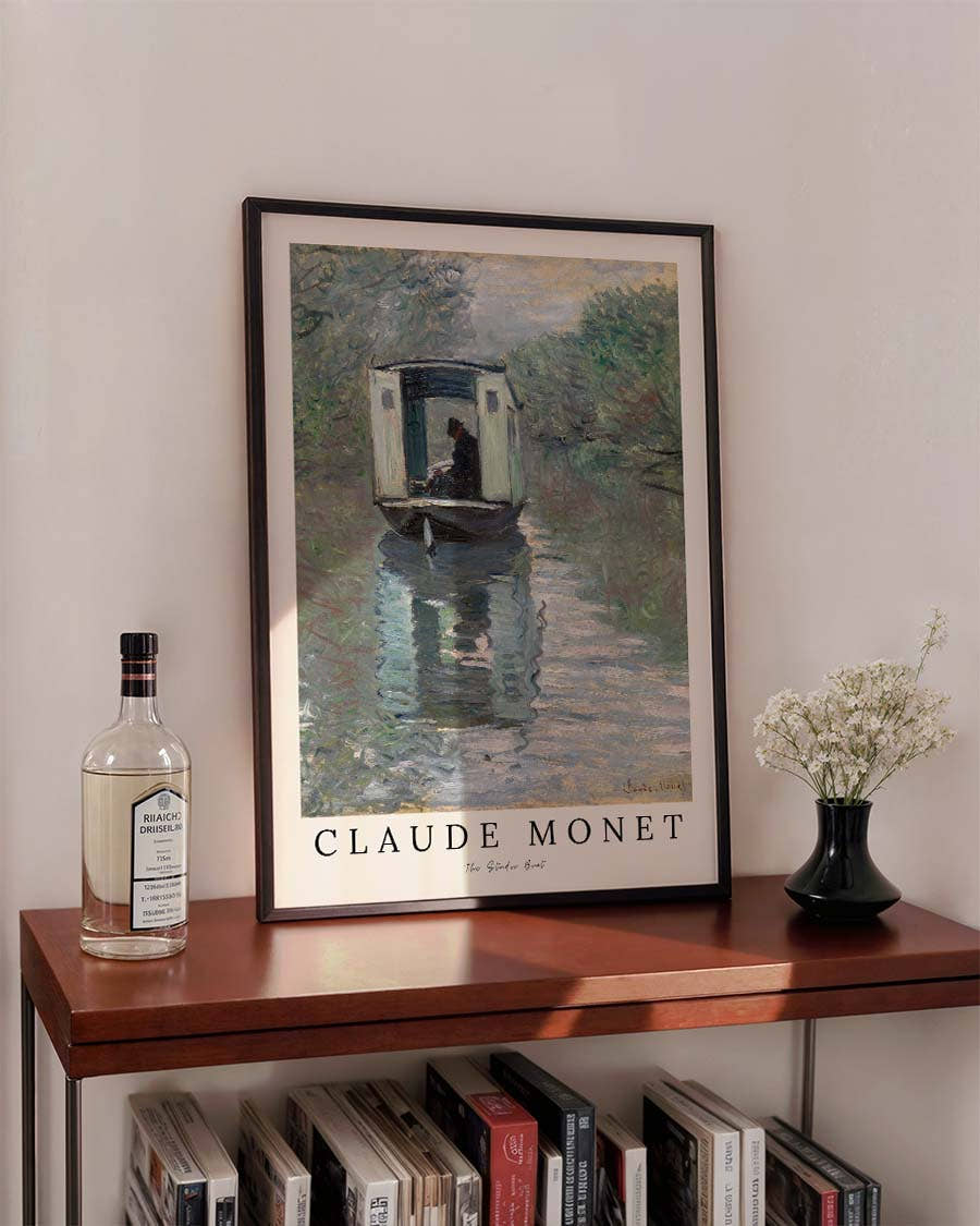 The Studio Boat | Claude Monet Poster
