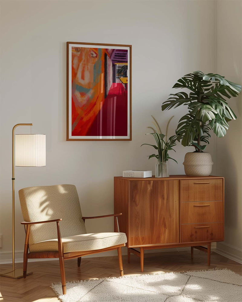 The Bar | Expressionistisches Kunstposter