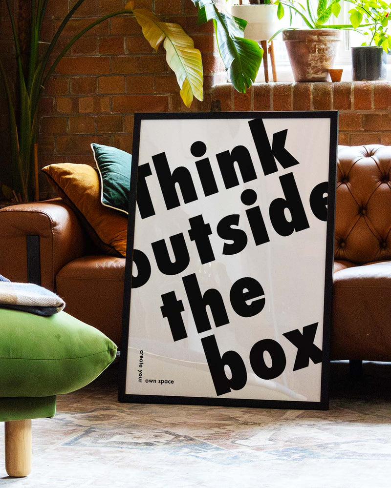 Outside the Box | Typografie Poster