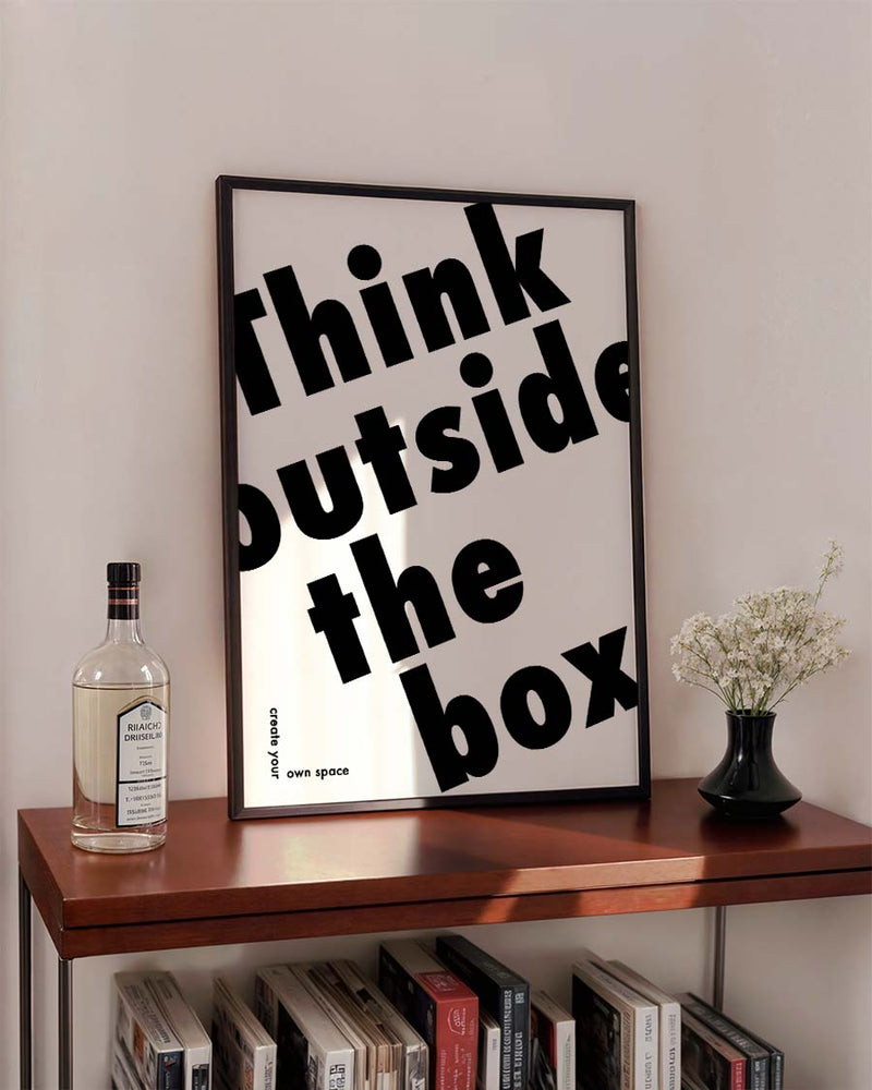 Outside the Box | Typografie Poster