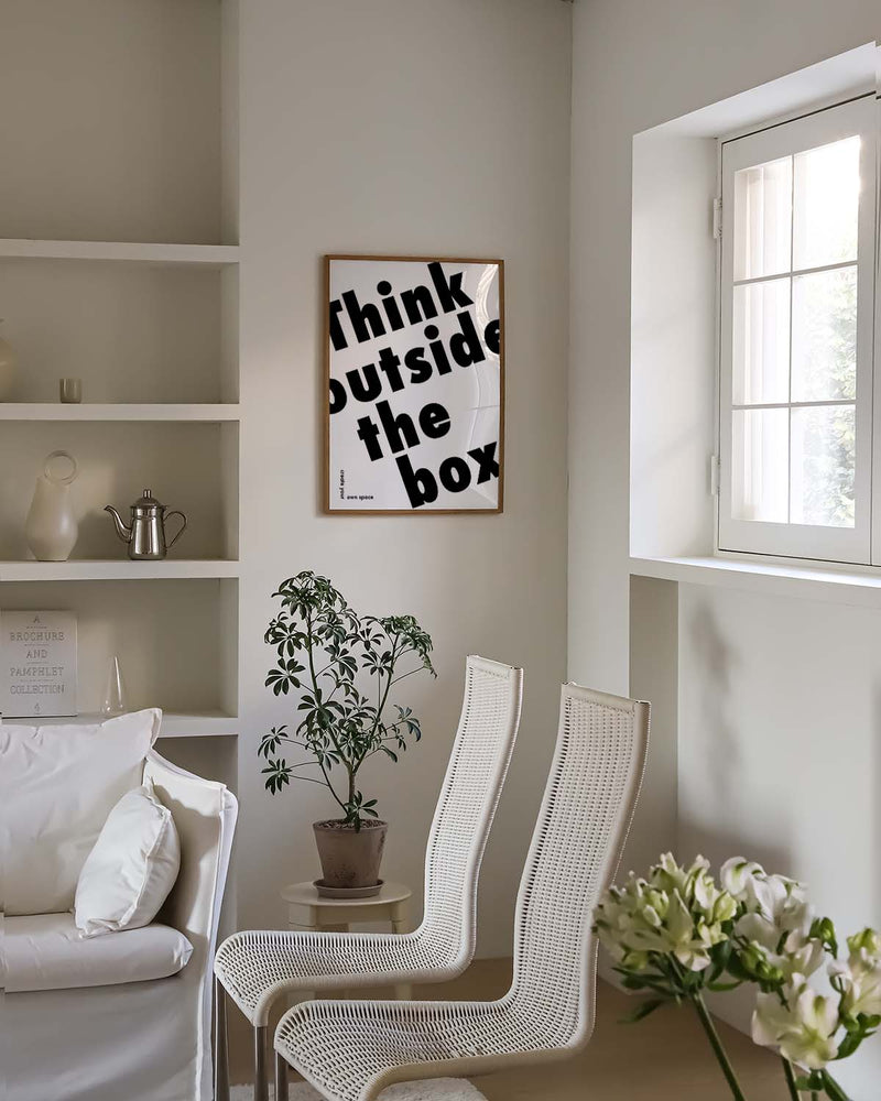 Outside the Box | Typografie Poster