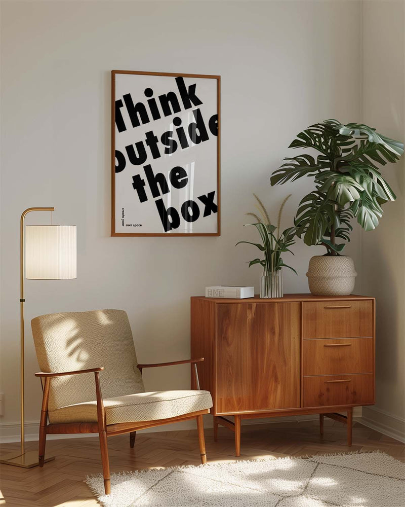 Outside the Box | Typografie Poster