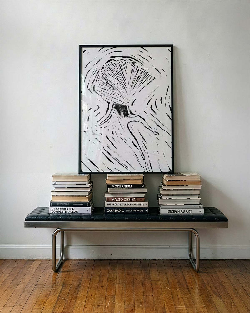 Umbrella | Minimalistisches Schwarzweiß-Poster