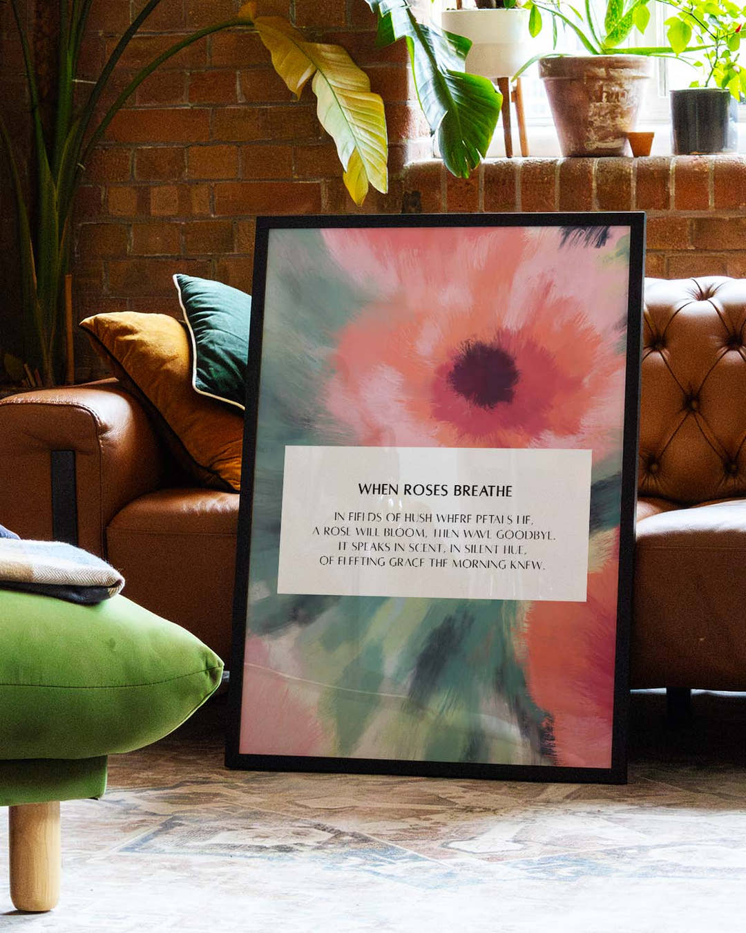 When Roses Breathe | Floral Art Poster