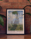 Woman with a Parasol | Claude Monet Poster
