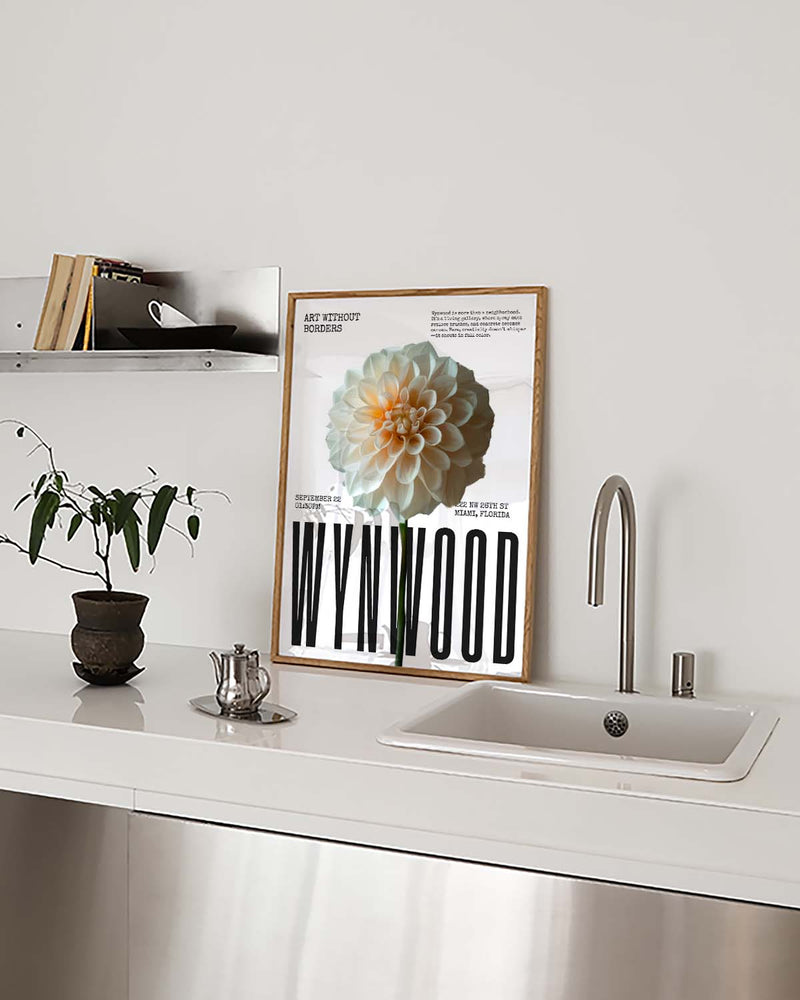 Wynwood | Modernes Blumen-Poster