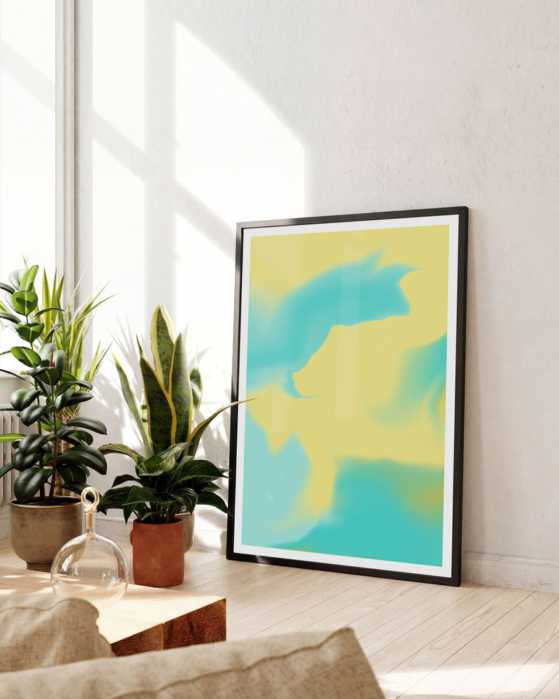 Above the Clouds | Abstraktes Poster