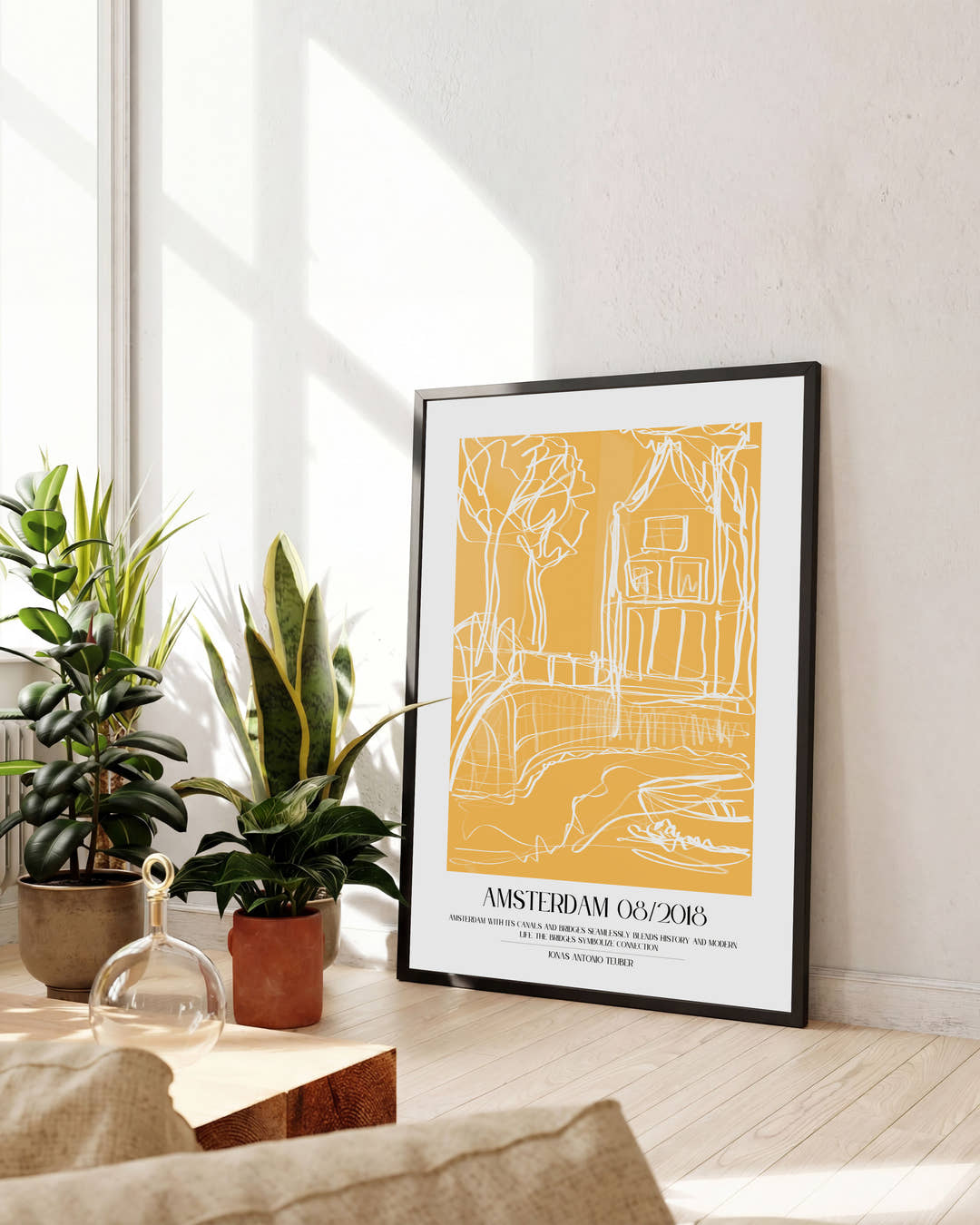 Amsterdam | Line Art Poster