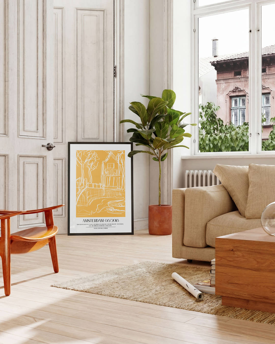 Amsterdam | Line Art Poster