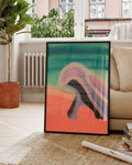 Bending Quietly | Abstraktes Figuren-Poster