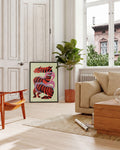 Blind Wolf | Expressionistische Illustration Poster