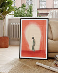 Burned Out, Still Standing | Modernes Figuren-Poster