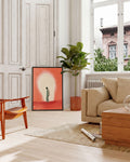 Burned Out, Still Standing | Modernes Figuren-Poster