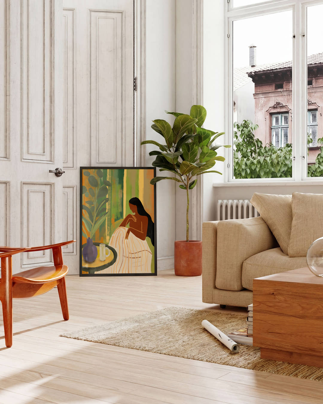 Cabin | Warmes Interior-Poster