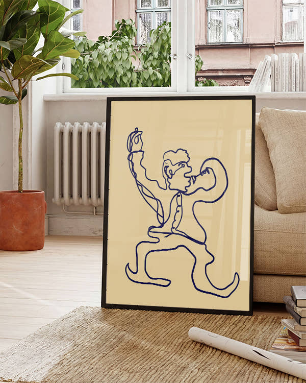 Cheers | Line Art Poster