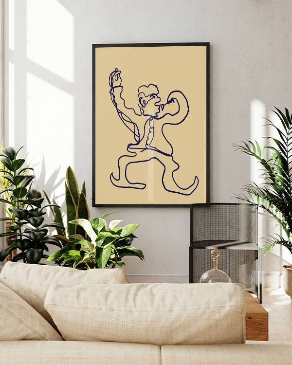 Cheers | Line Art Poster