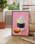Coffee | Stillleben Illustration Poster