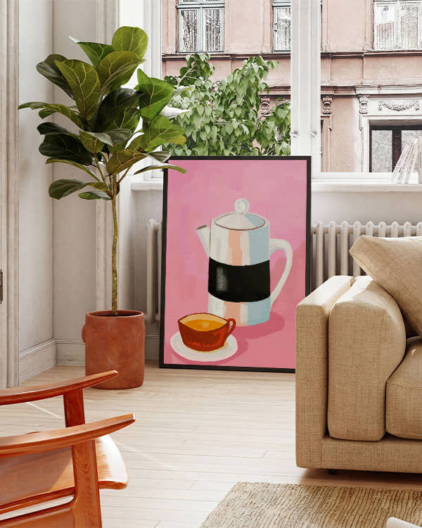 Coffee | Stillleben Illustration Poster