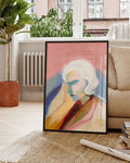 Color Keeps Me | Abstraktes Portrait-Poster
