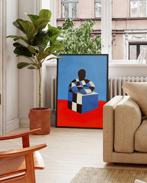 Cubed Self | Modern Abstrakt Poster