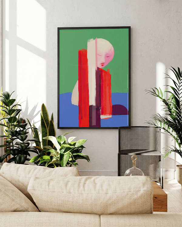 Decision Point | Modernes Figuren-Poster