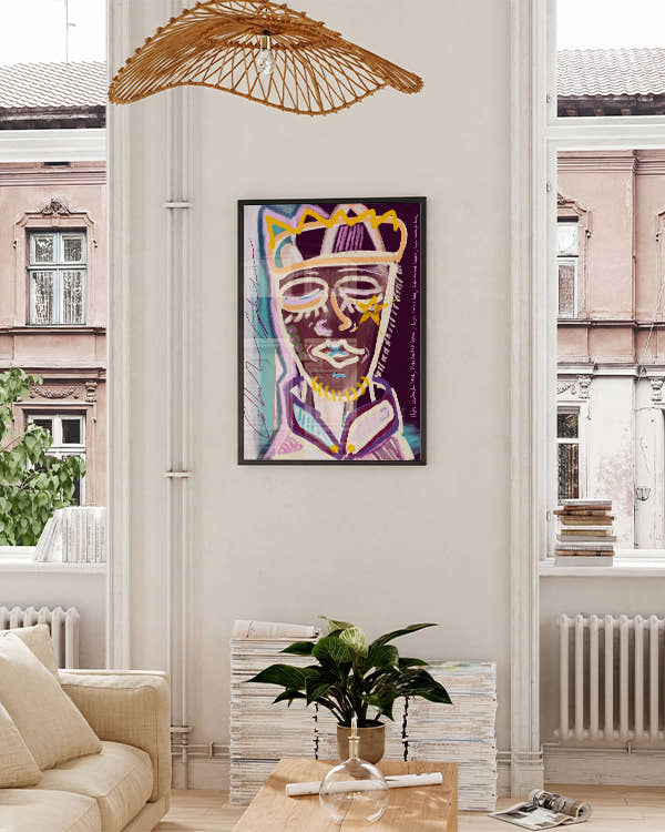 Digital Crown | Expressionistische Illustration Poster