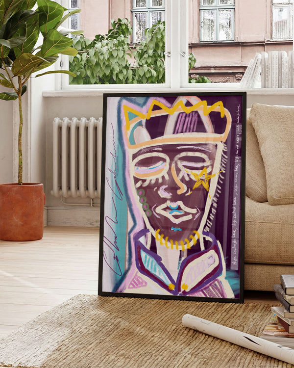 Digital Crown | Expressionistische Illustration Poster