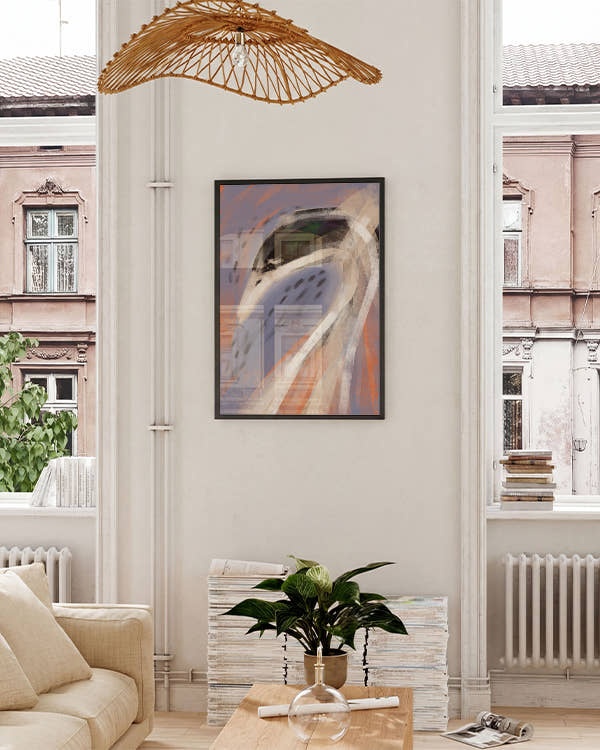 Duck | Abstraktes Tierposter