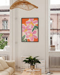 Éclat Fleuri | Florale Illustration Poster