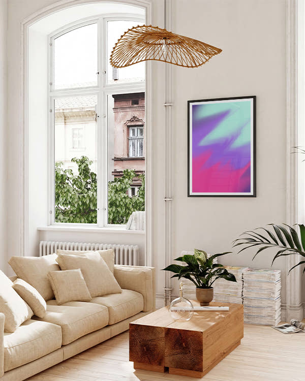 Fire and Ice | Abstraktes Poster