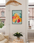 Fruit Smash | Moderne Obst-Illustration Poster
