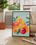 Fruit Smash | Moderne Obst-Illustration Poster