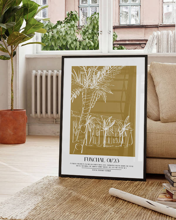 Funchal | Line Art Poster