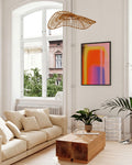 Heat Memory | Abstraktes Farbspiel-Poster