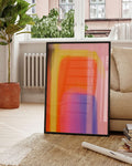 Heat Memory | Abstraktes Farbspiel-Poster