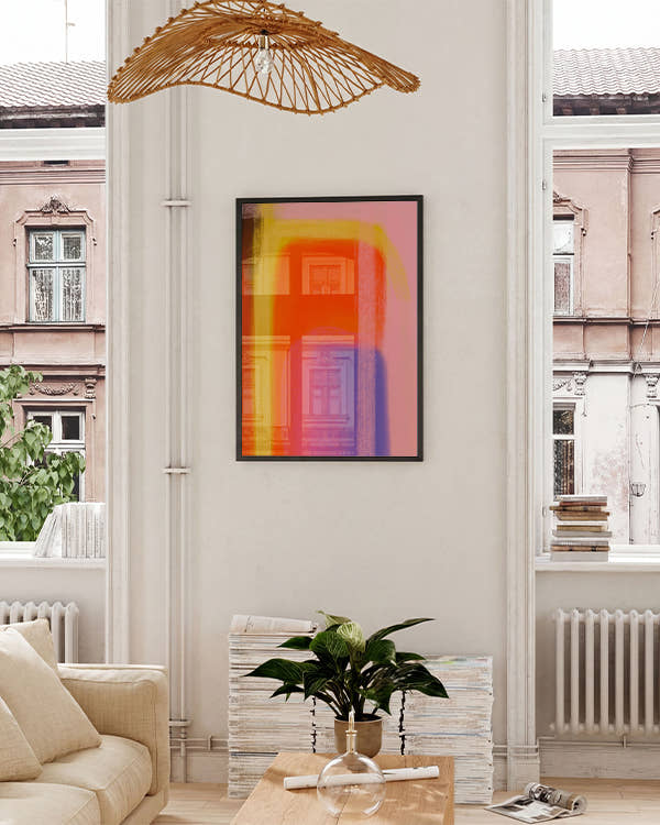 Heat Memory | Abstraktes Farbspiel-Poster