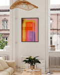 Heat Memory | Abstraktes Farbspiel-Poster