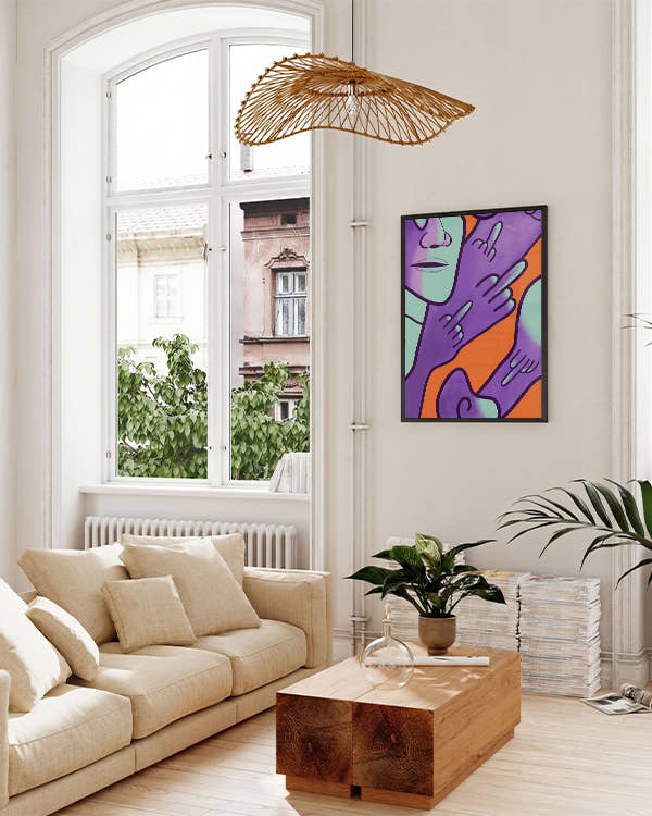 Humble | Expressionistische Illustration Poster