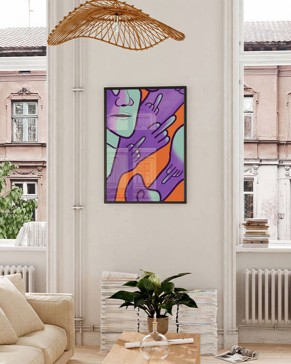 Humble | Expressionistische Illustration Poster