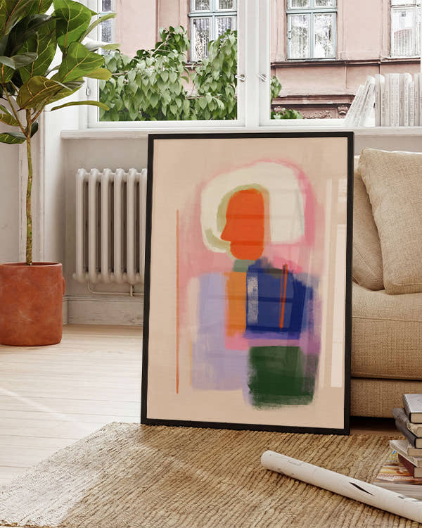 Inner Map | Abstraktes Figuren-Poster