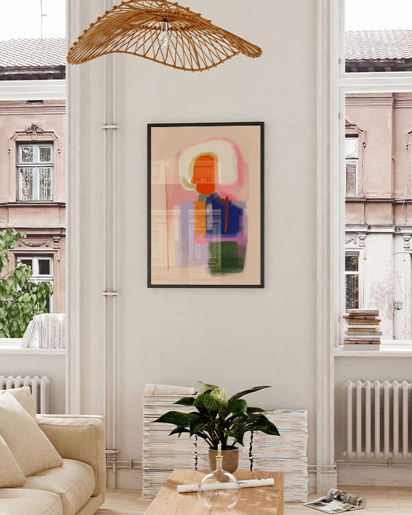 Inner Map | Abstraktes Figuren-Poster