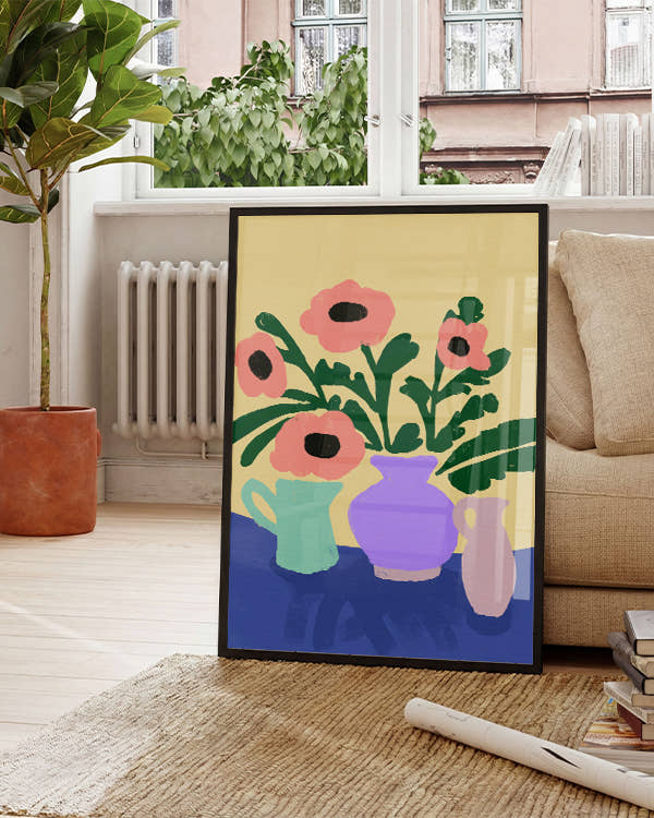 Joy in a Vase | Stillleben-Poster