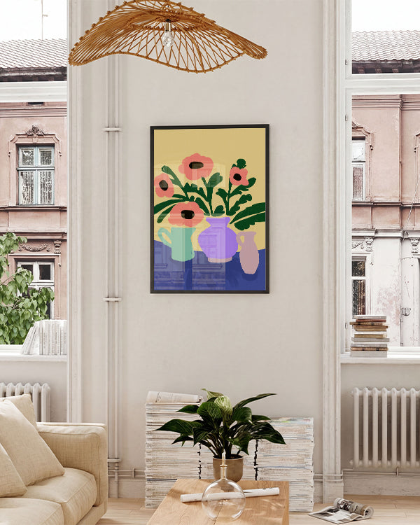Joy in a Vase | Stillleben-Poster