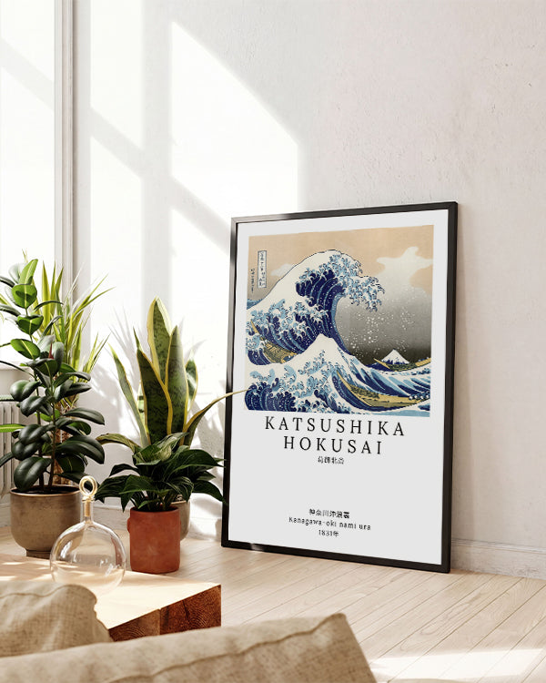 Kanagawa-oki nami ura Welle von Kanagawa | Katsushika Hokusai Poster