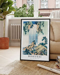Kisoji no Oku Amida ga Taki | Katsushika Hokusai Poster
