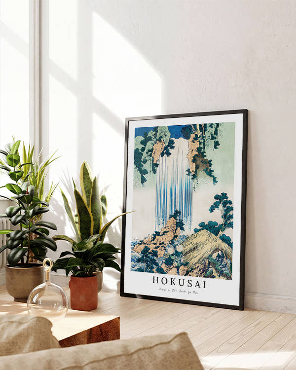 Kisoji no Oku Amida ga Taki | Katsushika Hokusai Poster
