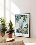Kisoji no Oku Amida ga Taki | Katsushika Hokusai Poster